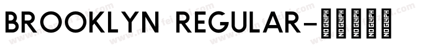Brooklyn Regular字体转换